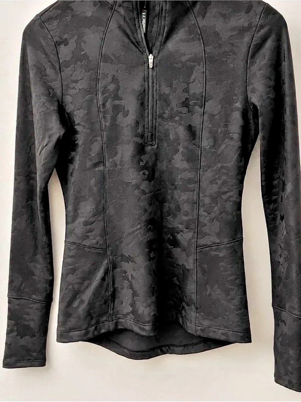 Spyder Women’s Black Camo Half-Zip Pullover XL